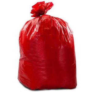 کیسه زباله قرمز